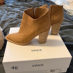 Vince Women's Sand Ankle Booties